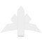 Ekena Millwork Alberta Architectural Grade PVC Gable Bracket, 36"W x 24"H x 2"D x 6"F, 16/12 Pitch GBP036X24X0206ALB00 - alternate 2